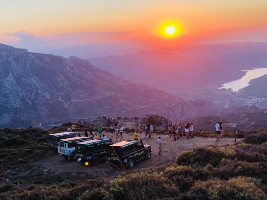 Crete: Sunset Safari - Embassa-Virgin Mary gorge: the uphill dirt roads and herb collecting