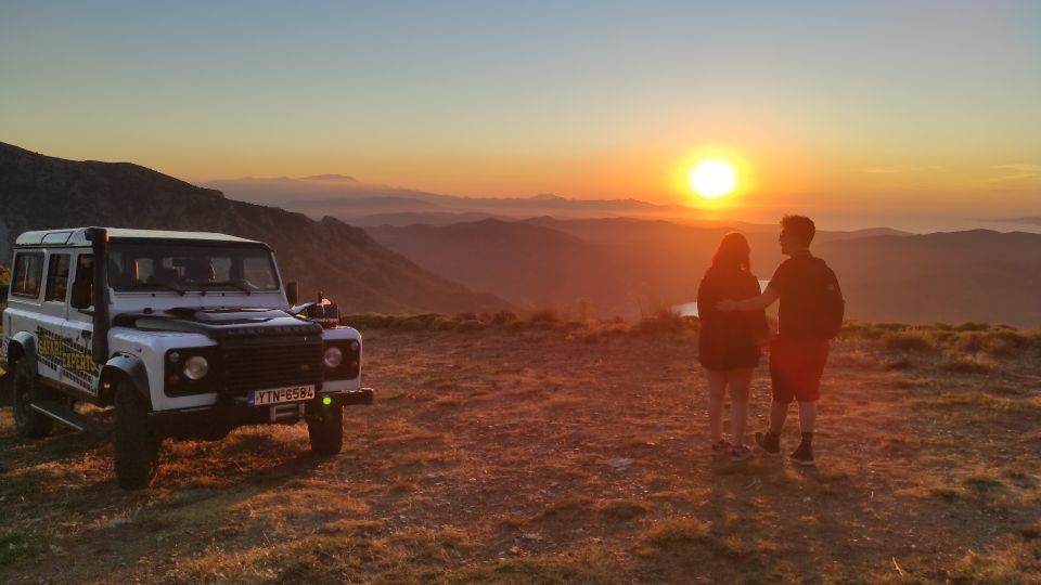 Crete: Sunset Safari - Potamies animal ranch: goats, gardens, and local work in motion