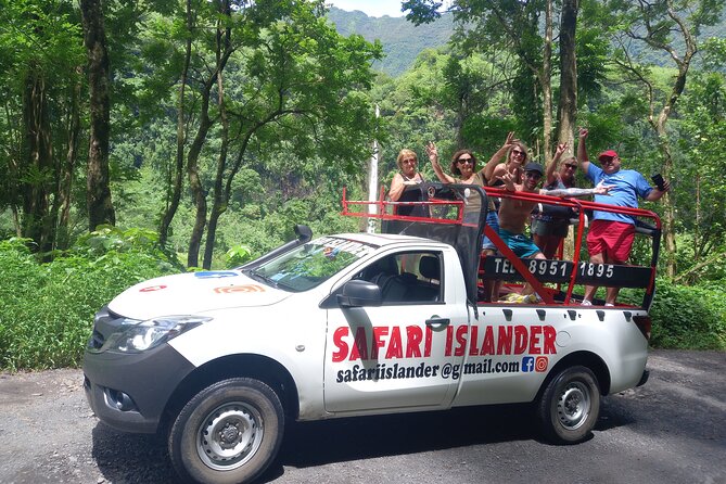 Crossing Island of Tahiti 4x4 Mountain, Waterfall, River, Basins - Price of $138: value for a cross-island mountain day