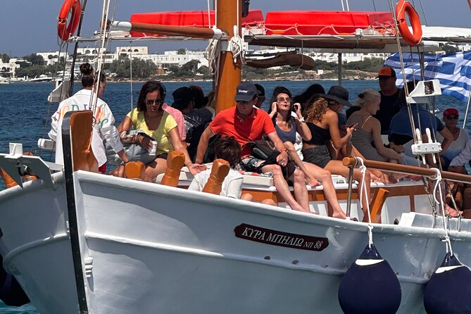 Daily Boat Trip Antiparos & Despotico - Psaraliki Anchor Time: Wine, Snacks, and a Final Swim