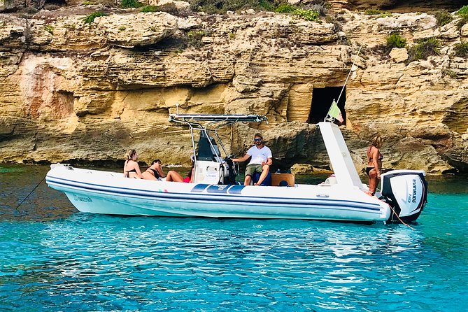 Daily Egadi Tour: Favignana and Levanzo in Rubber Dinghy - Stop 2: Grotta del Bue Marino and the tuff-rock coastline vibe