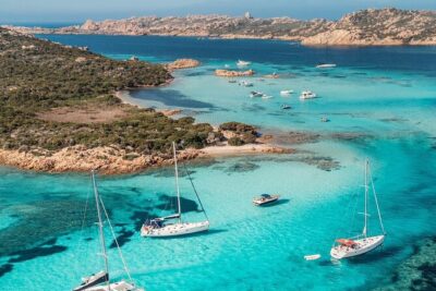 Daily sailing trip in the La Maddalena Archipelago - How the Trip Works: Three Stops, Two Dinghy Landings, One Swim