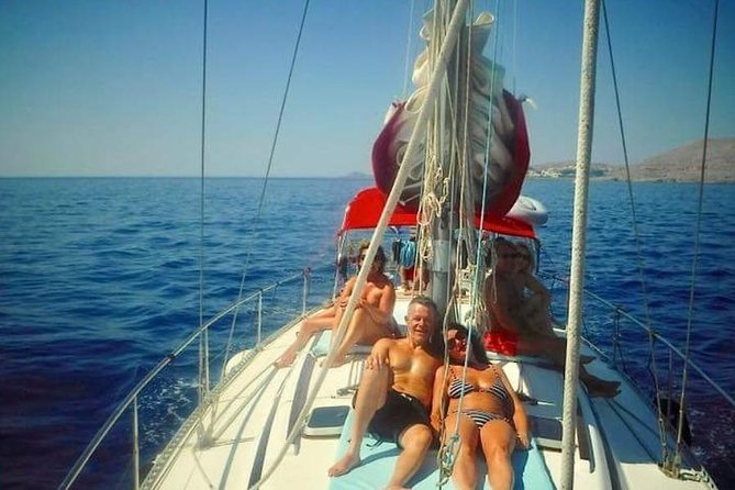Day Cruise by a Sailing Yacht to the most beautiful bays or Rhodes (Small Group) - Ladiko Beach: the calm landing, plus fruit to finish