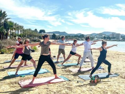 Discover Beach Yoga in San Antonio Ibiza - The Flow: Ashtanga, Power Yoga, and Hatha in One Hour