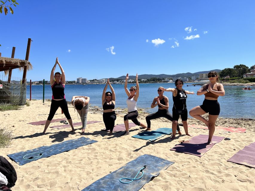 Discover Beach Yoga in San Antonio Ibiza - When to Go: Tuesday 10am, Tuesday Sunset, Friday Noon