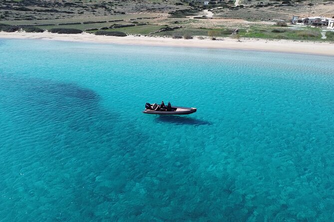 Discover Hidden Gems around Paros | Private Boat Tour - Panteronisi Blue Lagoon: the snorkeling and swim anchor that people talk about