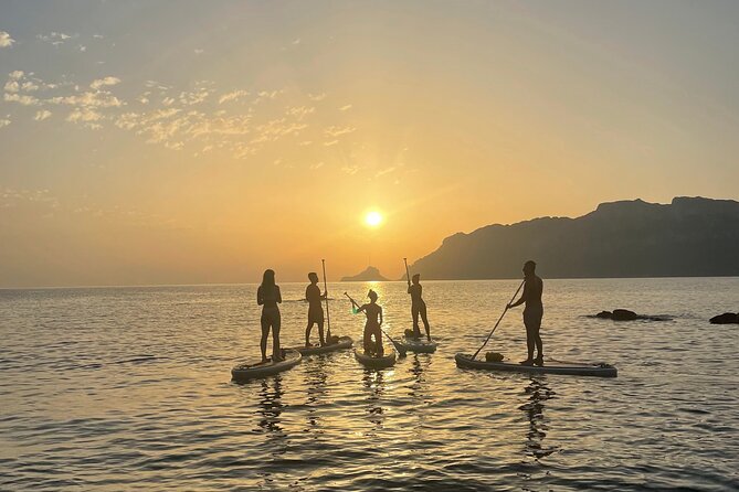 Dolphin-spotting SUP tour with Golfo Aranci aperitif - Breakfast sunrise or sunset aperitivo: the local-food difference