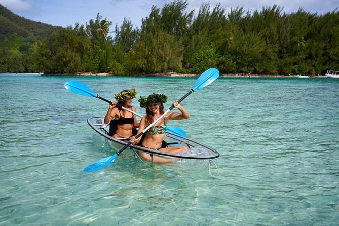 Eco guided excursion to the lagoon of Moorea in transparent kayak 1/2 day morning - Key highlights you’ll care about