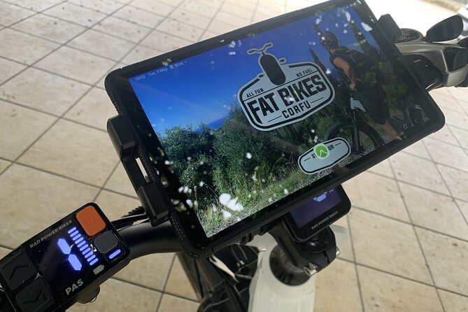 Electric Fat Bike Self Guided Tour Discover North Corfu - The navigation system and pace: how not to get stressed