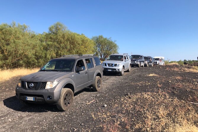 Etna at sunset - 4x4 tour with Sicilian sweet aperitif - Stop 1: Mount Etna highlights above the lava flows