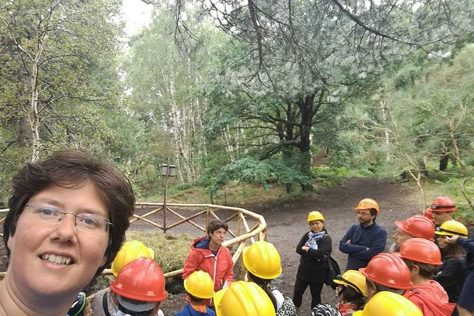 Etna excursion - The Lava Cave Visit: helmets, torches, and a controlled descent