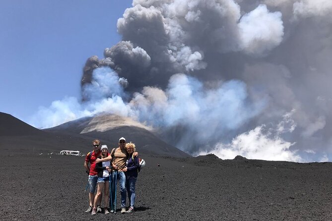 Etna guided excursion by Jeep - Grotta dei Lamponi lava tunnel: safety gear and the best wow moment