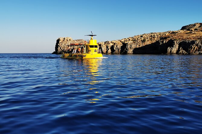 Explore Lindos Aboard the Hippo Submarine - Tomb of Kleoboulos: Fish-Feeding With a Greek Lesson