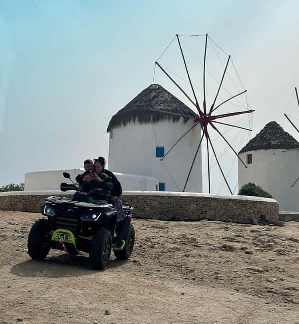 Explore Mykonos Island with a 650cc ATV / QUAD Tour - Armenistis Lighthouse: north-west views that make the ride worth it