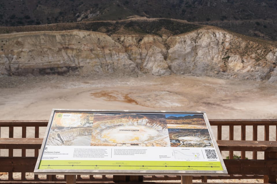 Explore Nisyros Island with Hotel Pick Up and Guided Tour - Volcano region by bus: colors, sulfur, and an active landscape