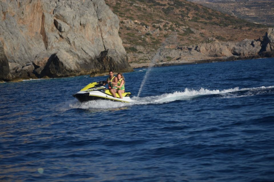 Falasarna: Jet Ski Safari to Balos Beach - Choosing the departure time: morning calm, 14:00 balance, or 17:00 sunset energy