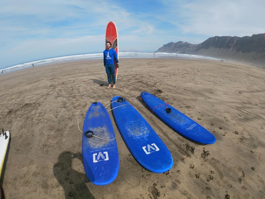 Famara Beach: Surfing Lessons with Videos - Small Groups and Coaches Who Stay Right There With You