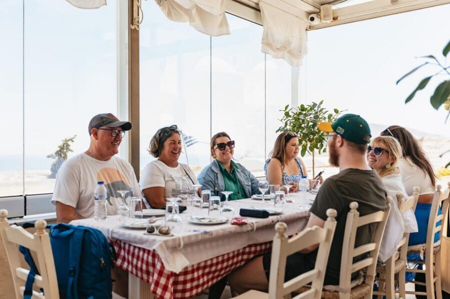 Fira: Guided Foodie Walking Tour with Tastings - Who should book this Fira foodie walking tour