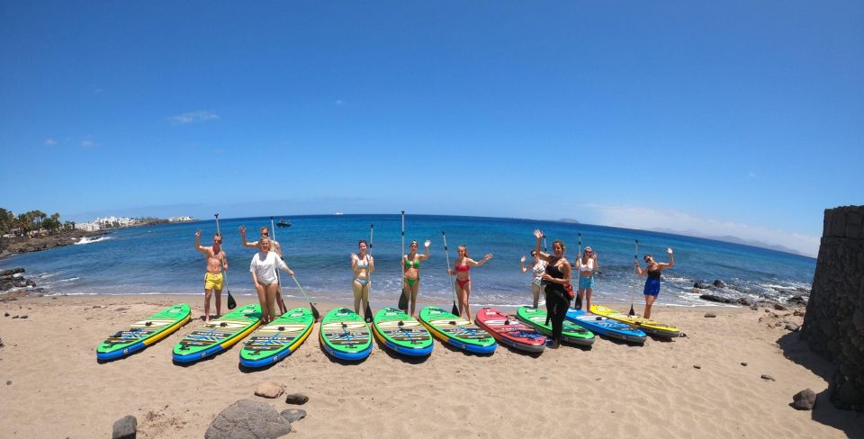 Flamingo Beach: Guided SUP and Snorkeling experience - The first phase: SUP class on quality paddle boards