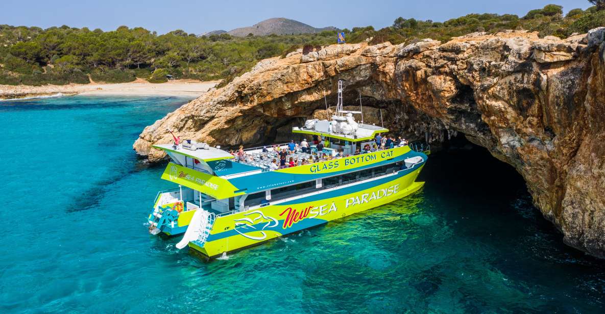 From Calas de Mallorca: Scenic Glass Bottom Boat Tour - The 2.5-hour option: Calas de Mallorca to Porto Cristo, with a swim break