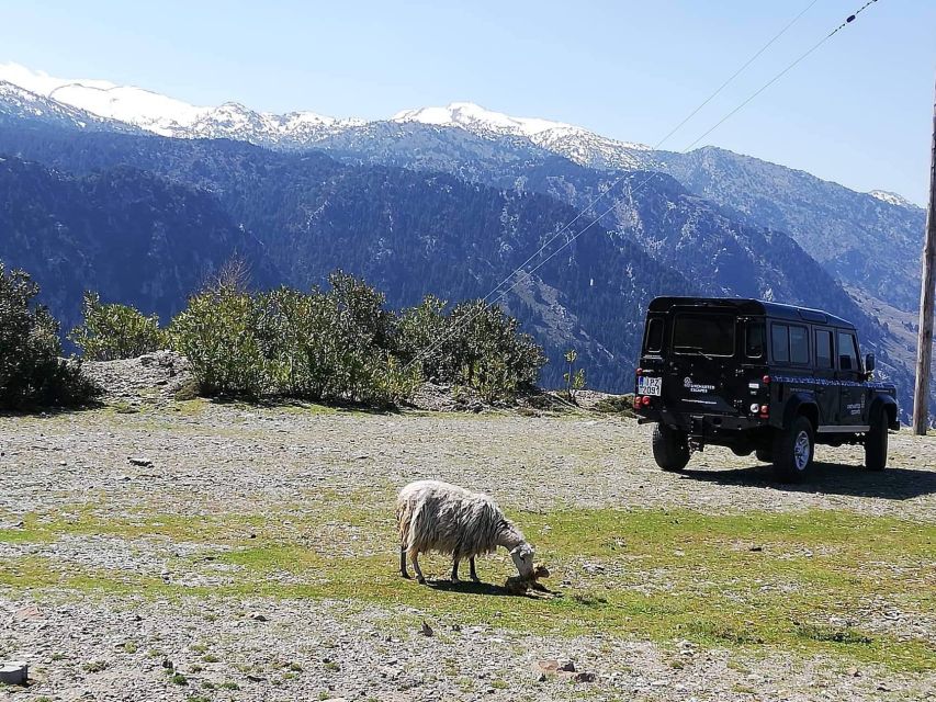 From Chania: White Mountains Land Rover Safari - Coffee Away From Crowds: The Best Kind of Rest Stop