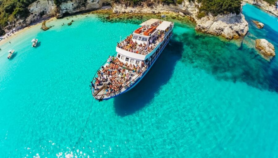 From Corfu: Day Cruise to Paxos, Antipaxos, and Blue Caves - Antipaxos Swimming at Mesovrika or Voutoumi: Your Turquoise Hour
