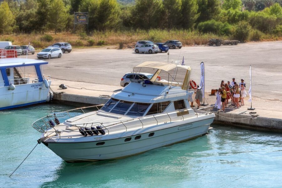 From Corfu: Luxury Yacht Cruise to Paxos and Antipaxos - A Luxury Small-Group Yacht Day from Corfu to Paxos