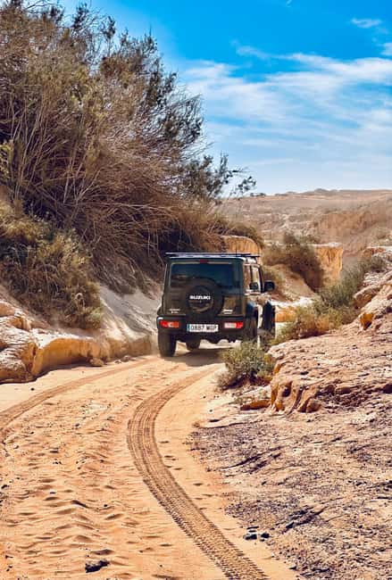 From Corralejo: Fuerteventura Self-Drive 4x4 Jeep Tour - Driving the Suzuki Jimny: easy to steer, exciting on rough patches
