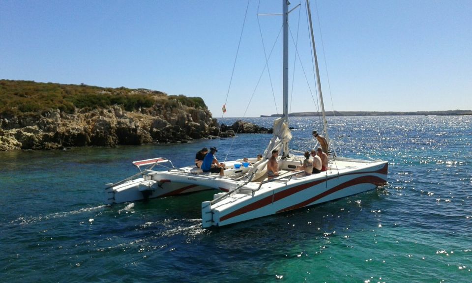 From Fornells: Half-Day Menorca Catamaran Trip w/ Snorkeling - The scenery: unspoiled Menorca, not postcard-only
