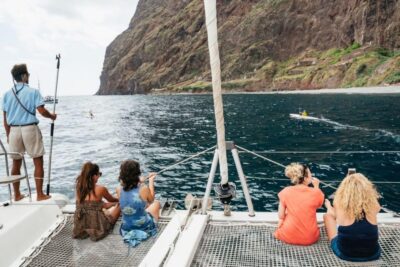 From Funchal: Cabo Girao Sunset Cruise on Luxury Catamaran - Cruising the southern coast of Madeira: calm water, big views, and a steady watch routine