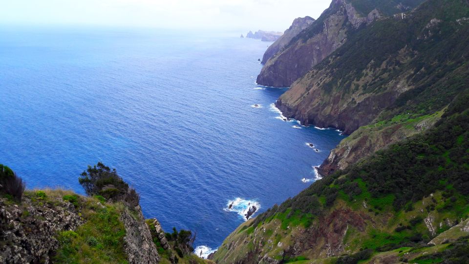 From Funchal: Machico to Porto da Cruz Larano Cliff Hike - The start in Machico: farming paths and levada-style walking