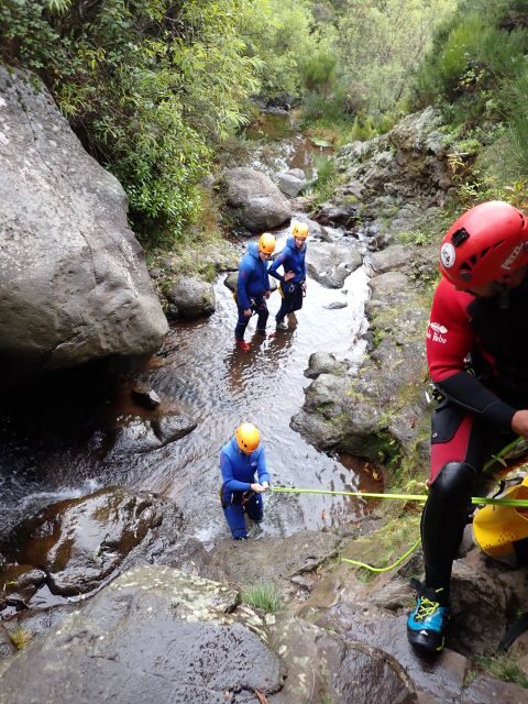 From Funchal: Madeira Island Canyoning for Beginners - The 2-hour canyon route: slides, swim lines, jumps, and abseils