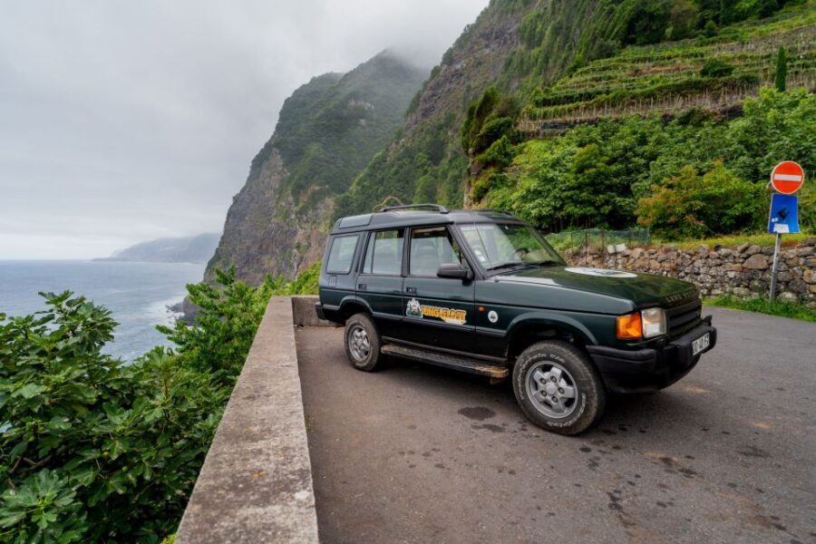 From Funchal:West Madeira Open-roof 4x4 Day Tour with Pickup - Porto Moniz natural saltwater pools: the best reason to be ready with beachwear