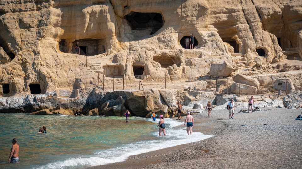 From Heraklion: Day Trip to Matala Hippie Beach and Caves - The Heraklion day plan: timing, pickup, and what an 8-hour day really means