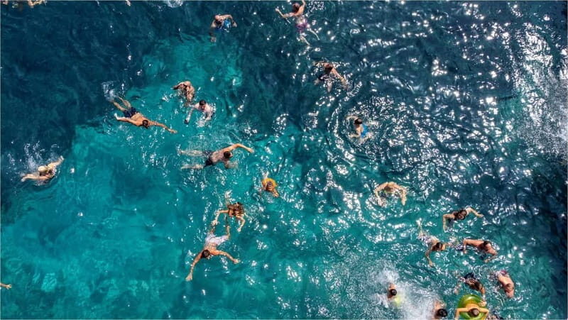 From Kos:A full day cruise in the newest luxury vessel! - Plati Island for swimming: where the water time becomes the main event