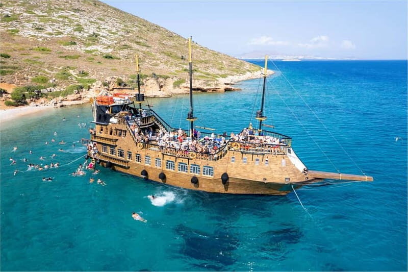 From Kos:A full day cruise in the newest luxury vessel! - From Kos to Pserimos: your first taste of island time