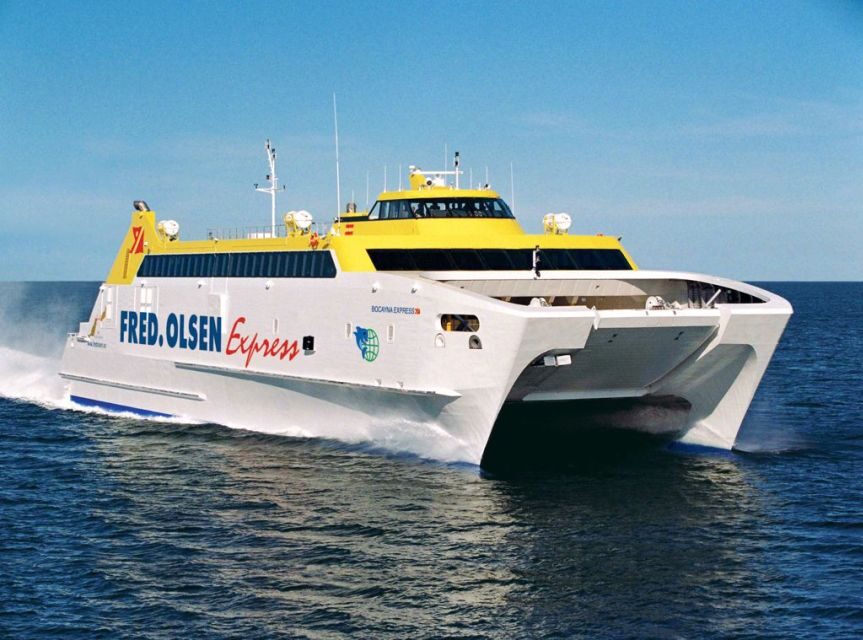 From Lanzarote: Round-Trip Ferry Transfer to Fuerteventura - The ferry ride: Fred Olsen Express, fast timing, big views
