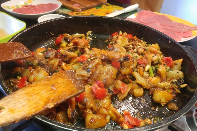From market to Table Cooking lesson with a local in Sicily - The meal at the end: you eat what you make, together