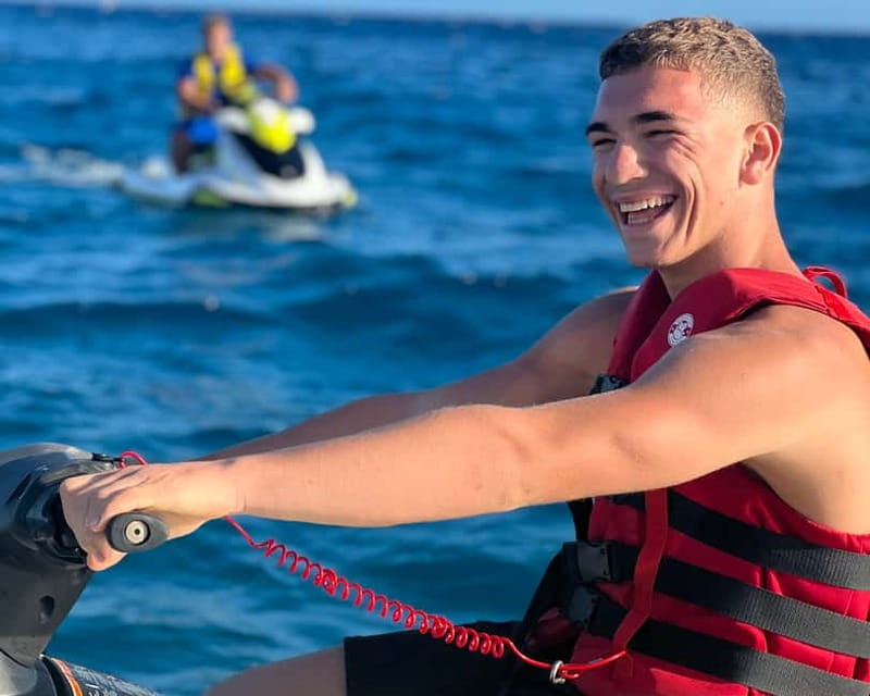 From Morro Jable: Jet Ski Adventure Tour (without license) - Where you meet on the beach and how the start really feels