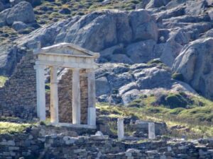 From Mykonos: Ancient Delos Tour - The guided walk: Agora, public squares, and the Sacred Way