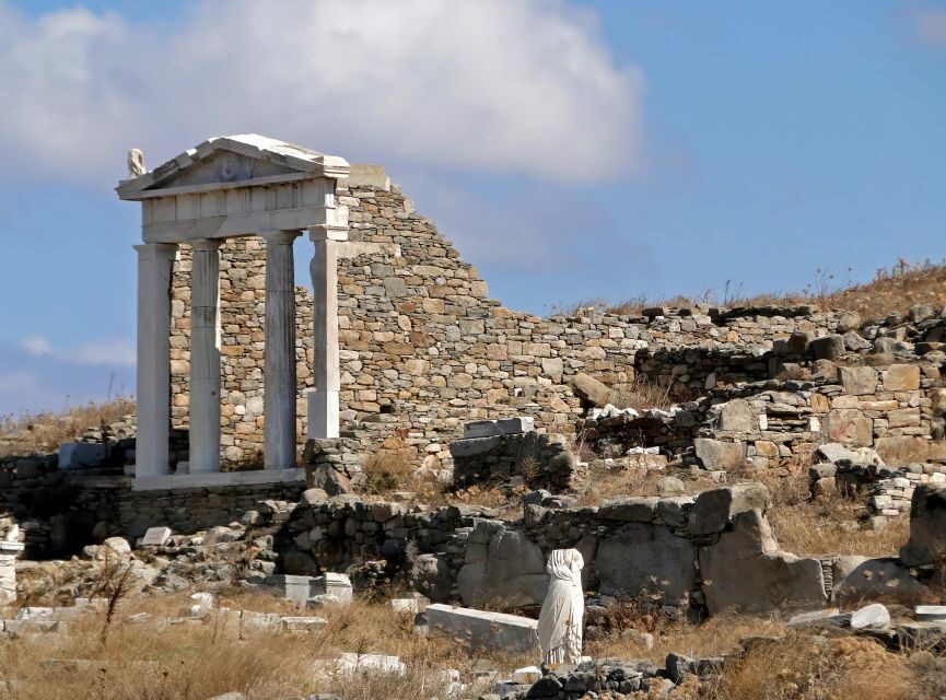 From Mykonos: Ancient Delos Tour - Amphitheater views and the Terrace of the Lions