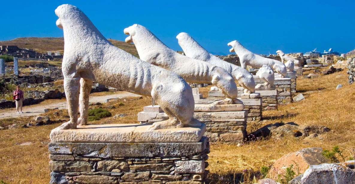 From Mykonos: Delos Archaeological Site Guided Evening Tour - First Steps on Delos: Getting Oriented Before You Wander