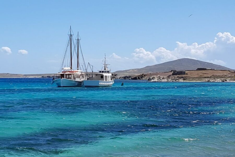 From Mykonos: Delos & Rhenia Islands Half-Day Trip by Boat - Sailing between islands: the scenery time you tend to forget