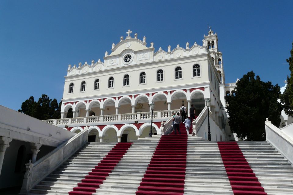 From Mykonos: Full-Day Trip to Tinos Island - Panagia Evangelístria: the church stop that gives the island meaning