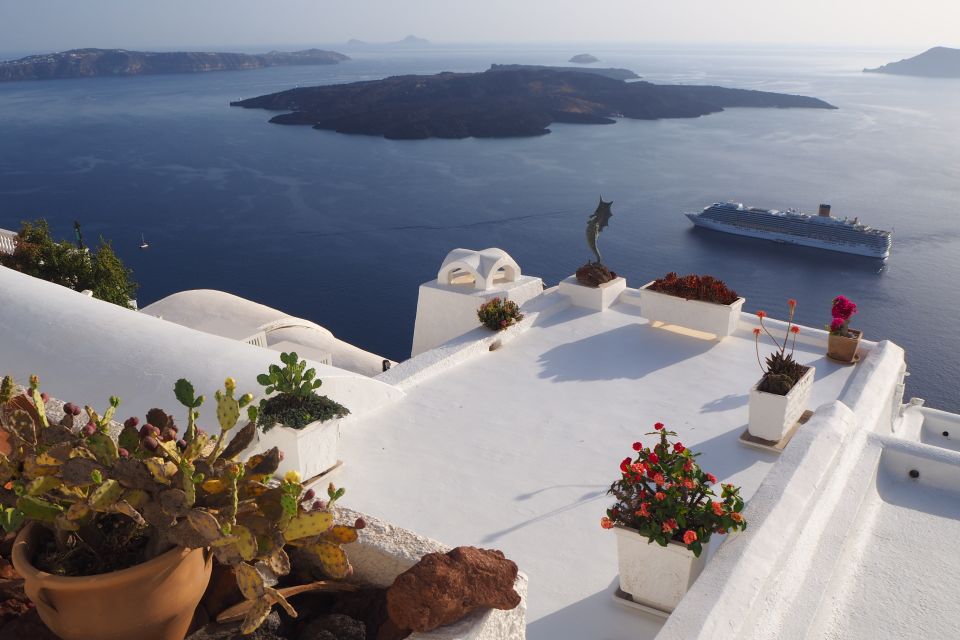 From Naxos: Full-Day Boat Trip to Santorini - Athinios Port to Fira: where the tour guide actually earns their keep