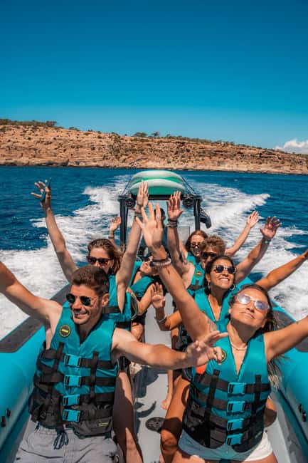 From Palma: 2-Hour Speedboat Tour with Drinks and Snorkeling - Palma Cathedral photo stop: quick sightseeing, not a long city tour