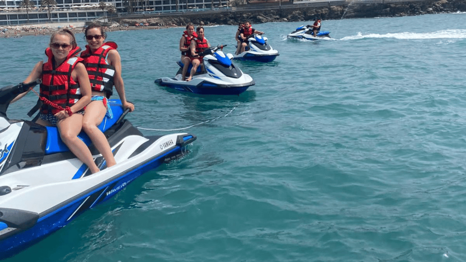 From Playa del Inglés: Guided Jet Ski Tour & Hotel Transfers - Key points to know before you go