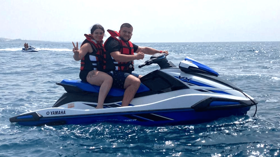 From Playa del Inglés: Guided Jet Ski Tour & Hotel Transfers - Getting your bearings on the jet ski