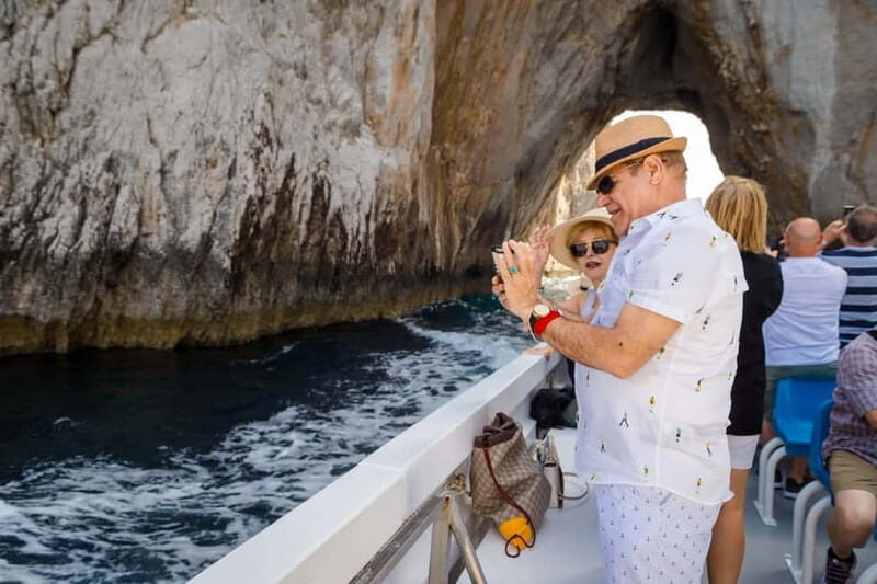 From Pompeii/Castellammare/Vico Equense: Capri Day Cruise - Anacapri Time and the Ride Up Toward Mount Solaro