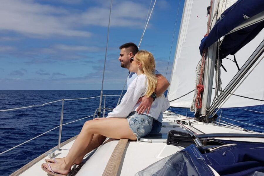 From Puerto de Mogán: Sailboat Trip with Food and Drinks - Key Highlights You’ll Feel Fast